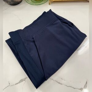 Athleta - Navy Blue Brooklyn Pants, Pockets/Subtle Side Stripe Details, EUC, 14